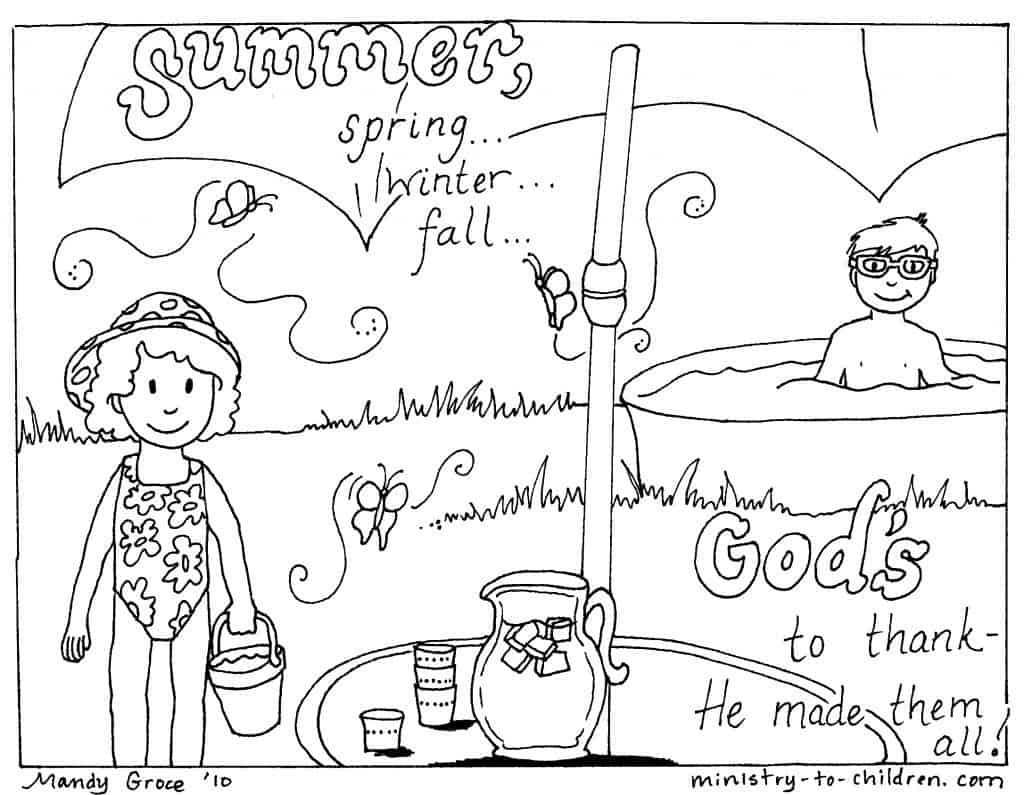 Summer Coloring Pages For Kids Printable
 12 Summer Coloring Pages [Easy Printable PDF] Free