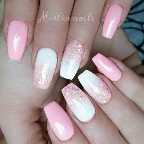 Summer Gel Nail Colors 2020
 34 Pink And White Nails Trends For Spring And Summer 2020