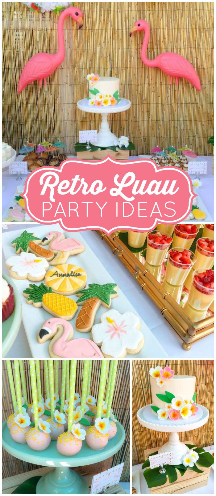 Summer Graduation Party Ideas
 How cool is this retro luau for a graduation party See