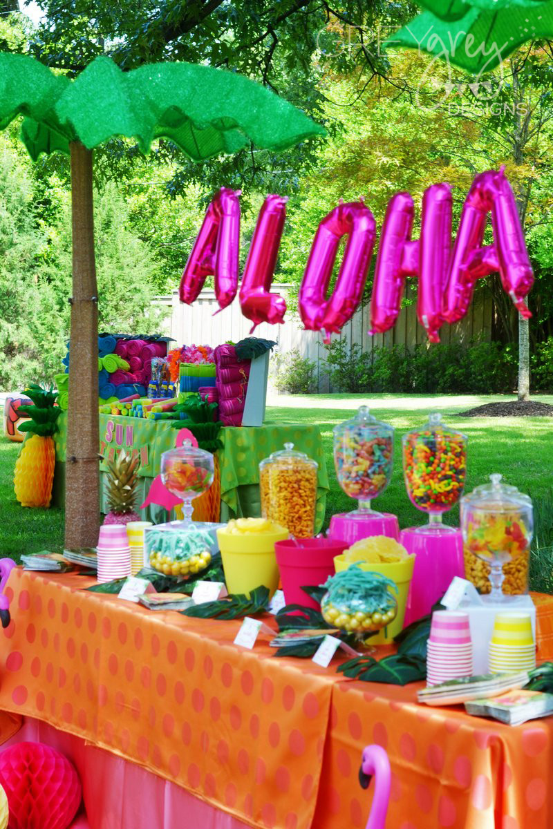 Summer Graduation Party Ideas
 GreyGrey Designs Aloha High School Luau Themed Graduation