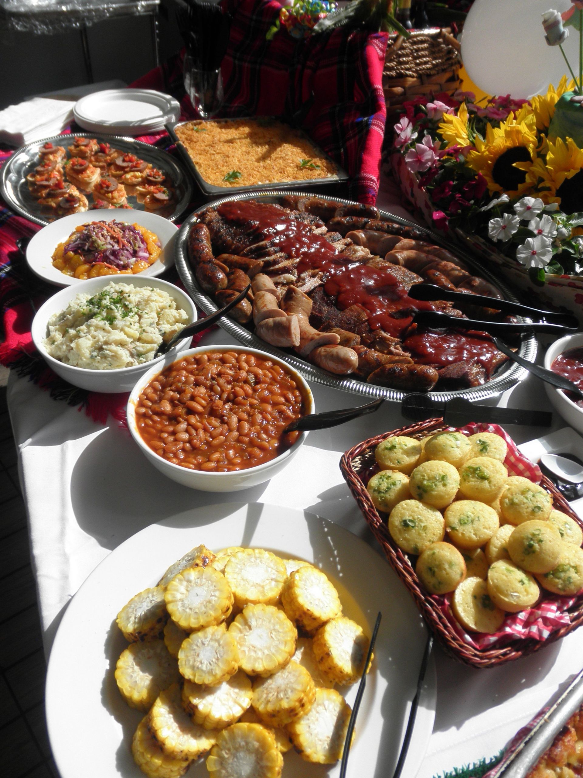 Summer Party Buffet Menu Ideas
 BBQ BUFFET