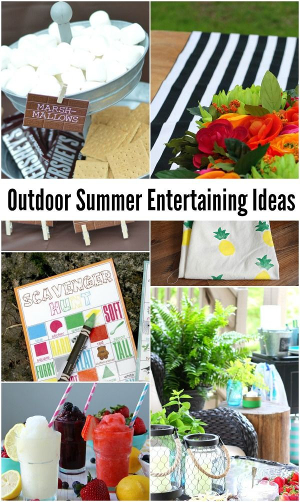 Summer Party Entertainment Ideas
 12 best images about Summer Time Fun Time on Pinterest