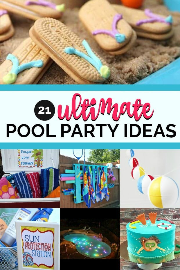 Summer Party Name Ideas
 A Boy s Shark Themed Pool Party Spaceships and Laser Beams
