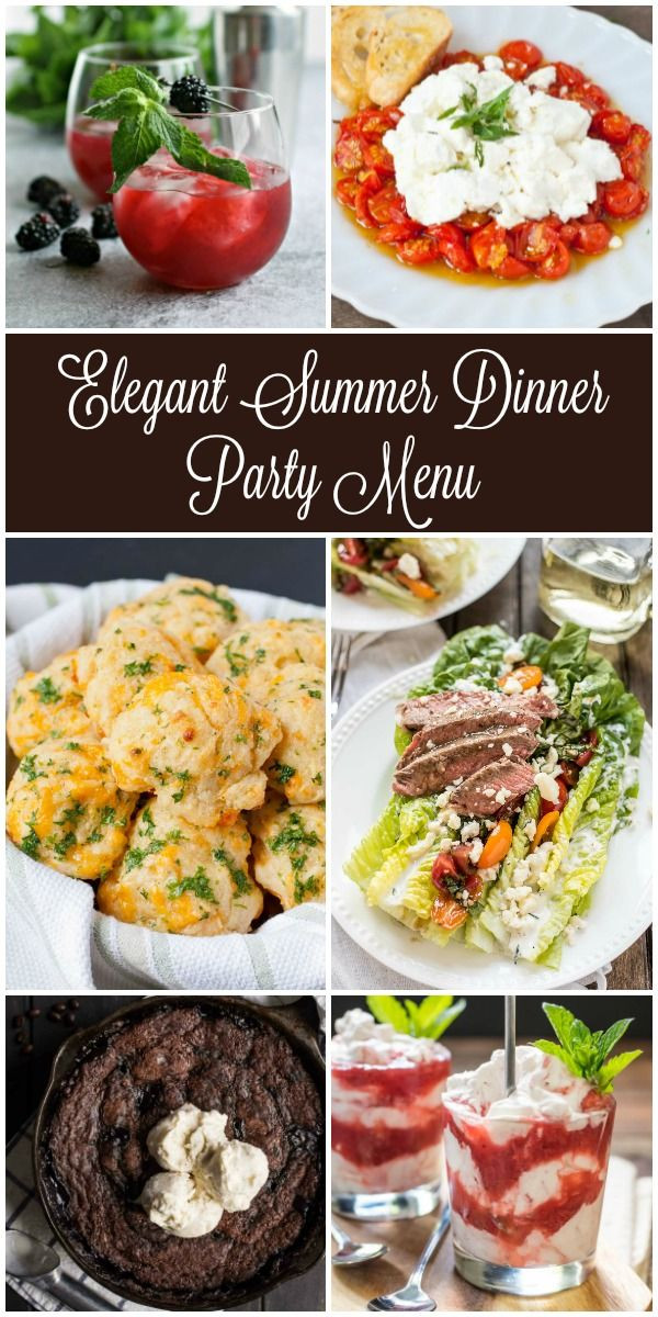 Summer Party Recipes Ideas
 Looking for inspiration for your next summer dinner party
