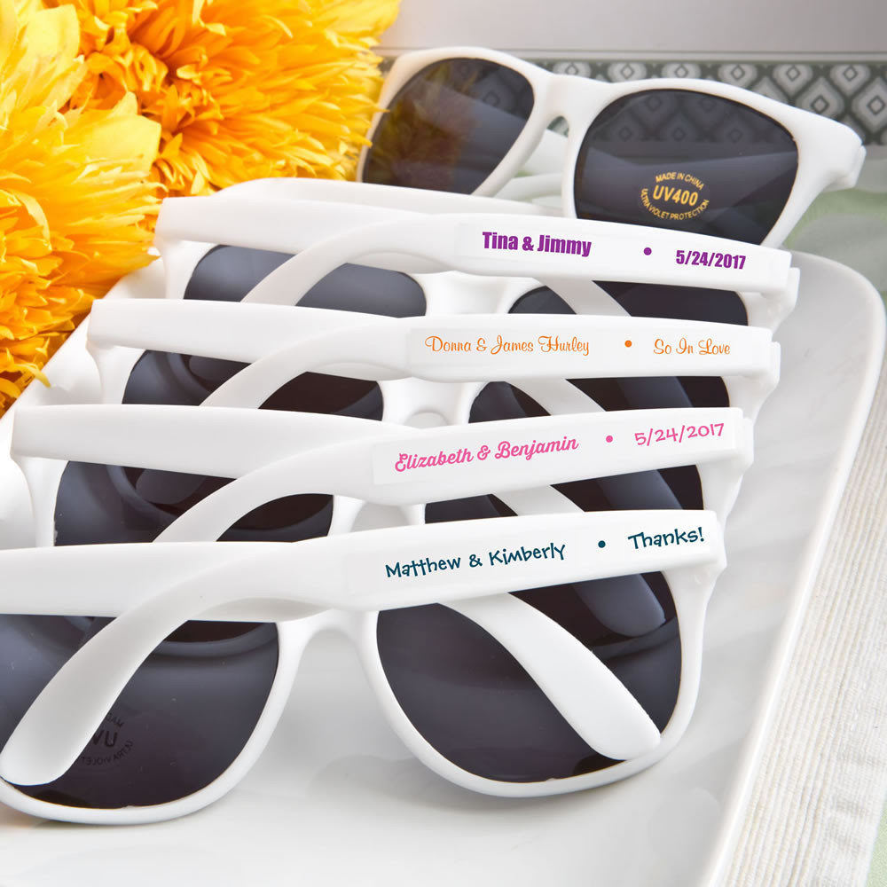 Sunglasses Wedding Favors
 Personalized Sunglasses Favors For Weddings Party or Events