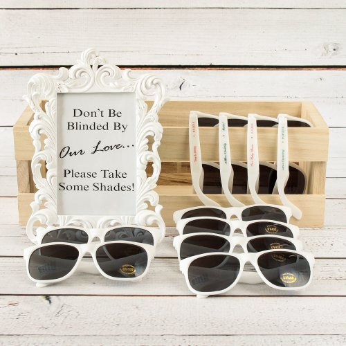 Sunglasses Wedding Favors
 Fun Wedding Favors – Personalized Sunglasses