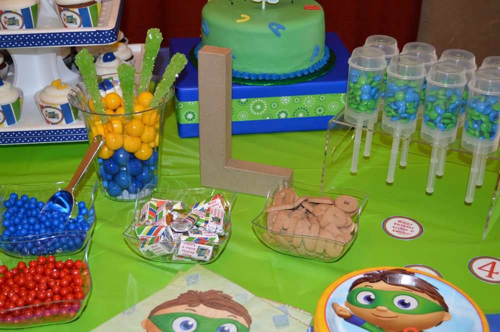 Super Why Birthday Decorations
 super why Birthday Party Ideas 1 of 16
