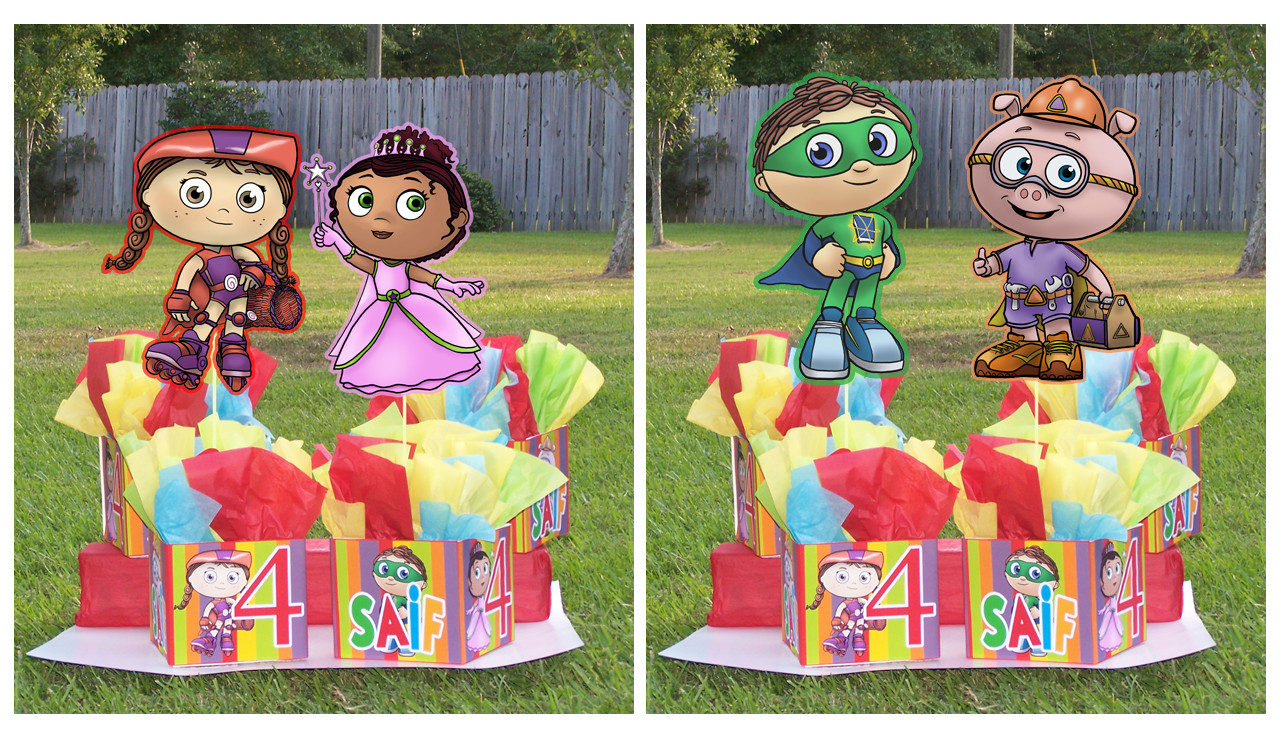 Super Why Birthday Decorations
 Super Why Birthday Party