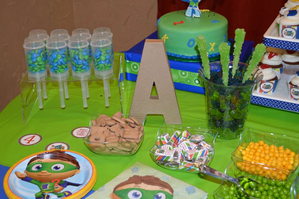 Super Why Birthday Decorations
 super why Birthday Party Ideas 2 of 16