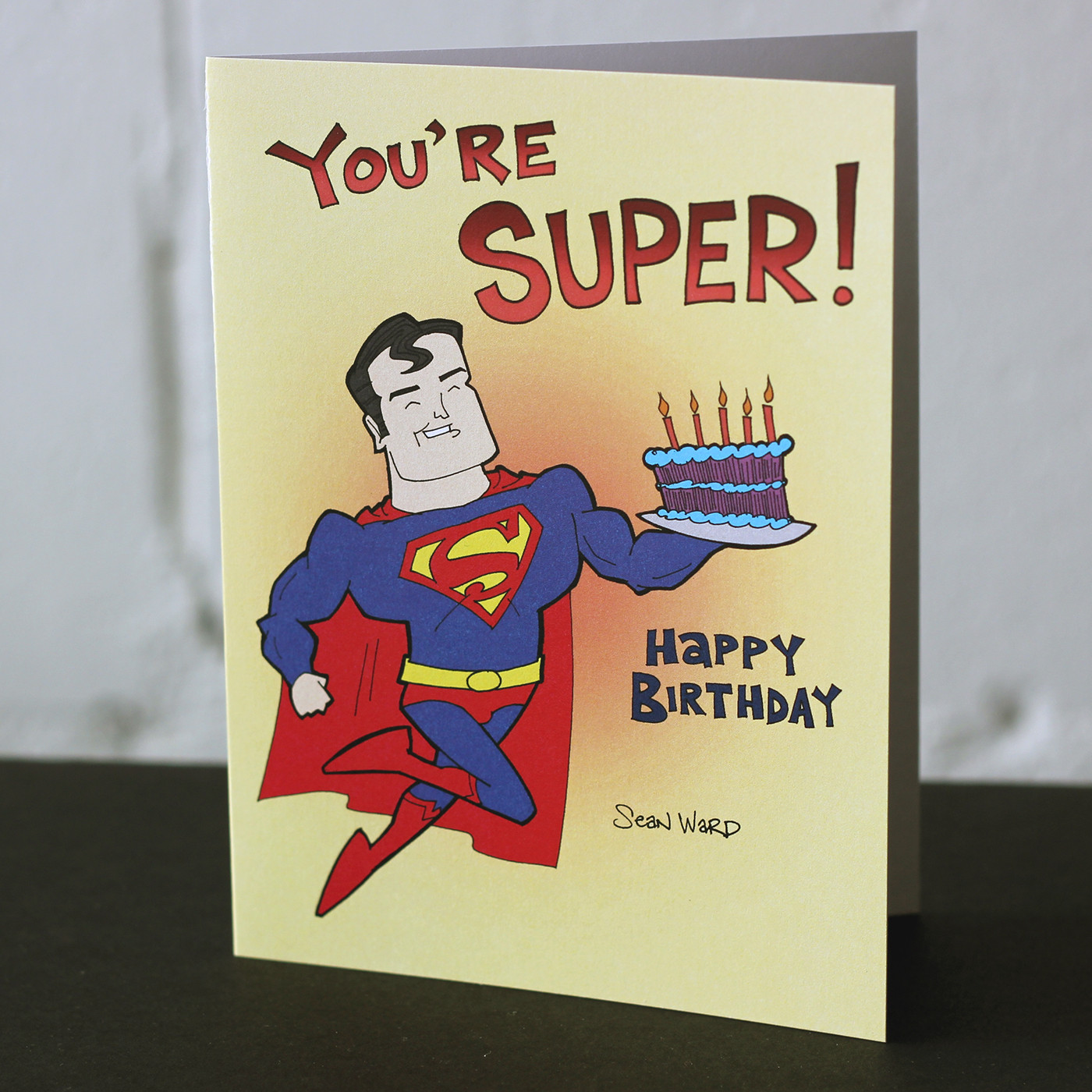 Superhero Birthday Card
 Superhero Birthday Cards on Behance