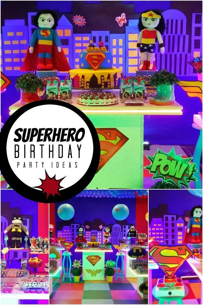 Superhero Birthday Decorations
 10 Amazing Boy Birthday Party Ideas Spaceships and Laser