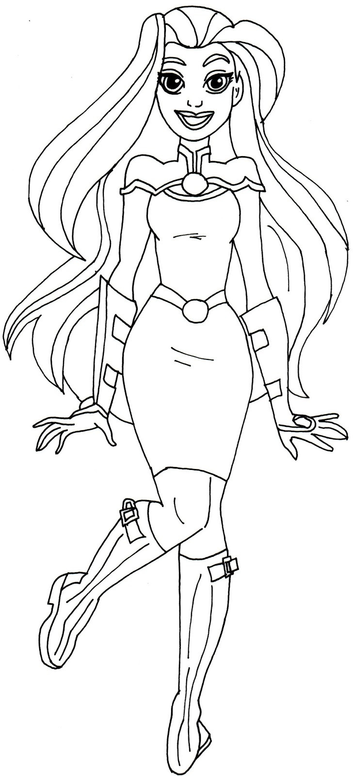 Superhero Girls Coloring Pages
 Free Printable Super Hero High Coloring Pages