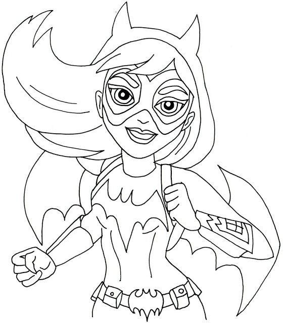 Superhero Girls Coloring Pages
 48 best colouring in images on Pinterest