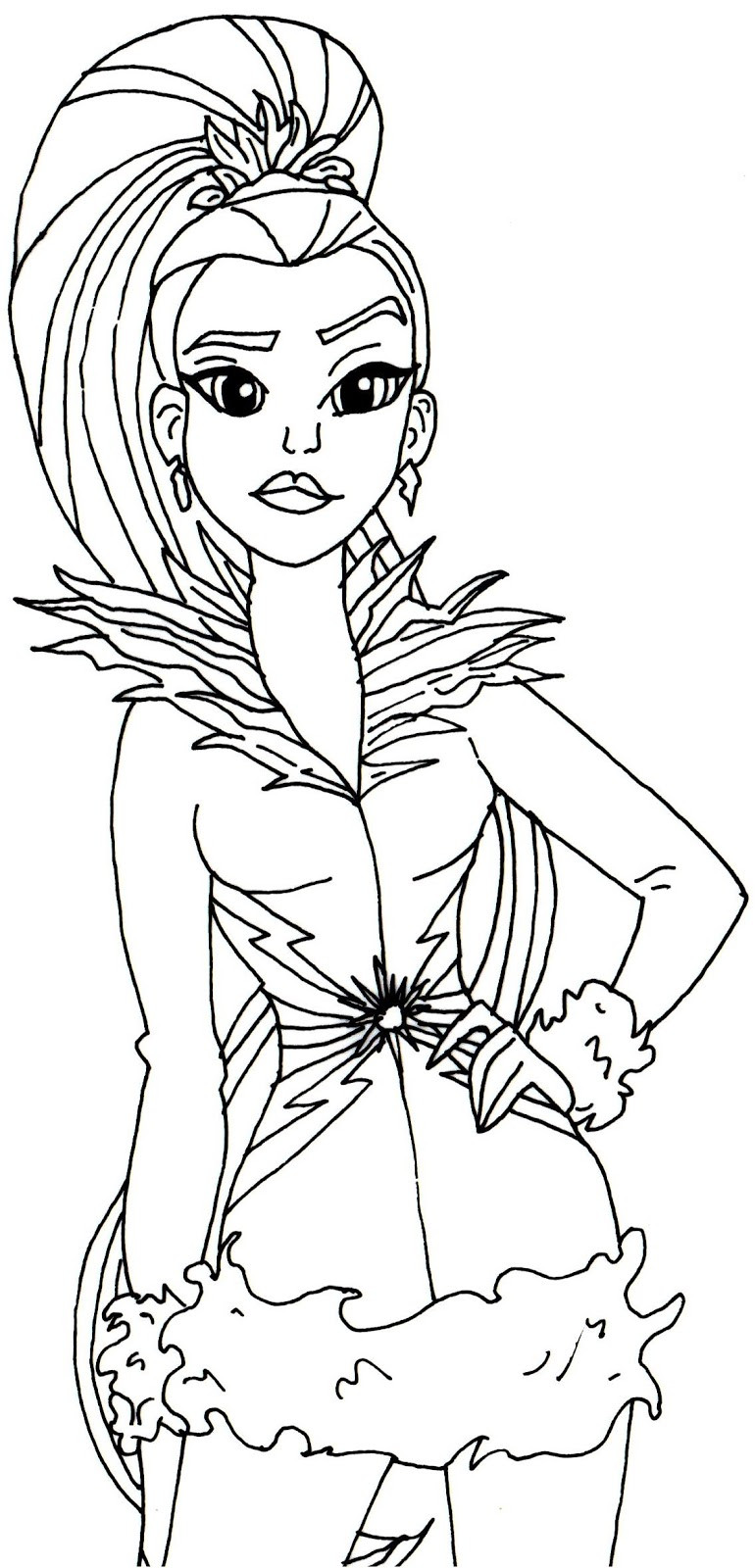 Superhero Girls Coloring Pages
 Free Printable Super Hero High Coloring Pages