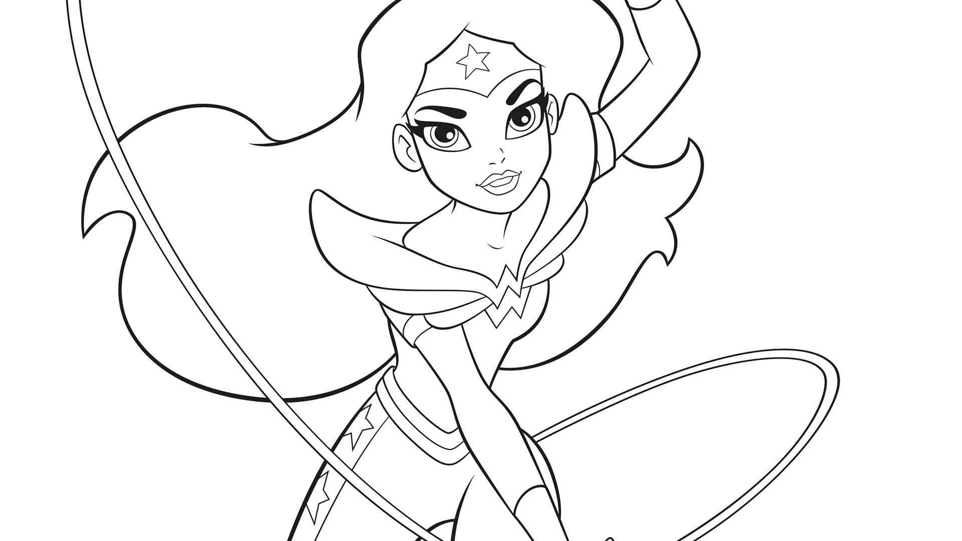 Superhero Girls Coloring Pages
 DC SUPER HERO GIRLS A KIDS COLORING BOOK