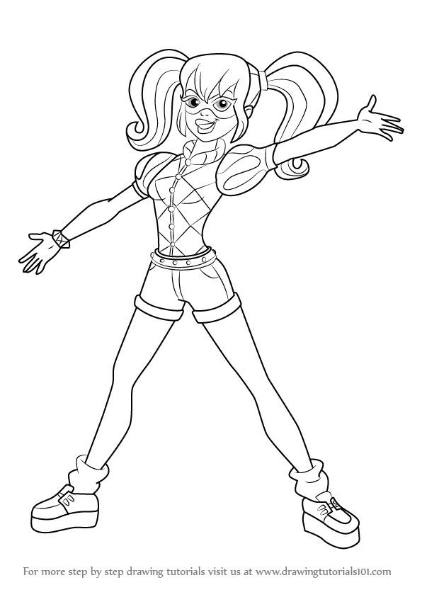 Superhero Girls Coloring Pages
 Pin on Drawing