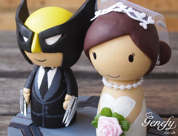 Superhero Wedding Cake Toppers
 Unavailable Listing on Etsy