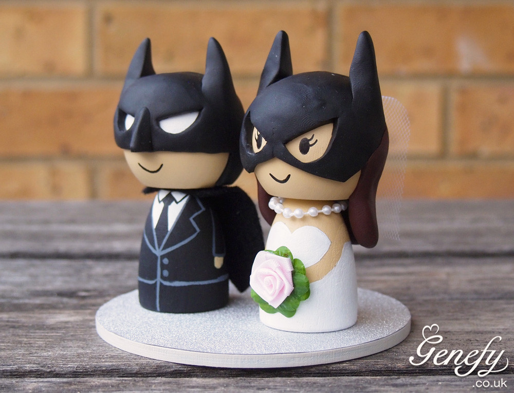 Superhero Wedding Cake Toppers
 Batman Wedding Cake Topper