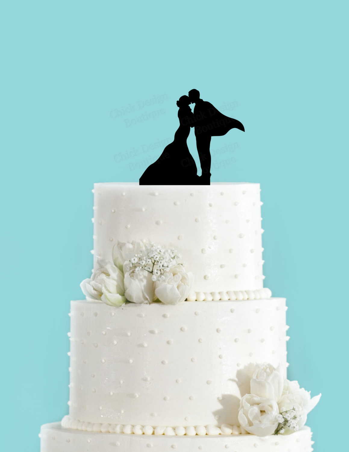 Superhero Wedding Cake Toppers
 Superhero Wedding Couple in Love Acrylic Wedding Cake Topper