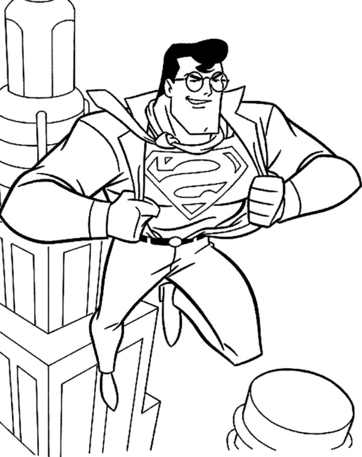 Superman Printable Coloring Pages
 Superman Coloring Pages Printable Best Gift Ideas Blog