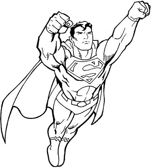 Superman Printable Coloring Pages
 Coloring Pages Fun Superman Coloring Pages
