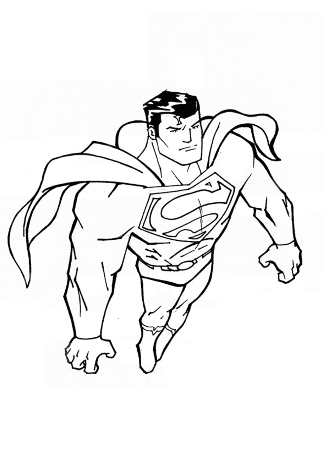 Superman Printable Coloring Pages
 Free Printable Superman Coloring Pages For Kids