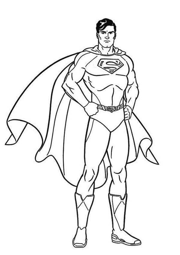 Superman Printable Coloring Pages
 Superman coloring pages