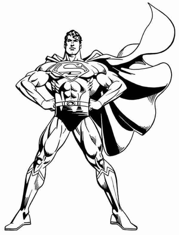 Superman Printable Coloring Pages
 Superman Coloring Pages