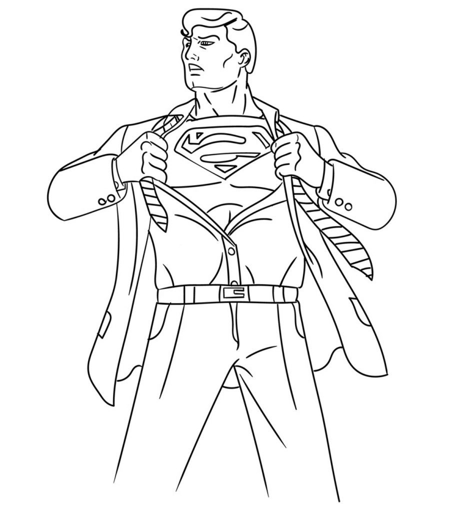 Superman Printable Coloring Pages
 Top 30 Free Printable Superman Coloring Pages line