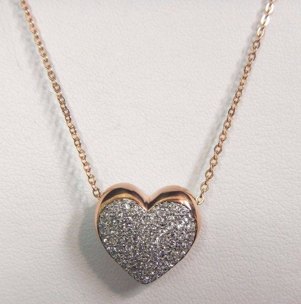 Swarovski Crystal Necklace
 EVEN PENDANT NECKLACE CRYSTAL HEART ROSE GOLD 2016