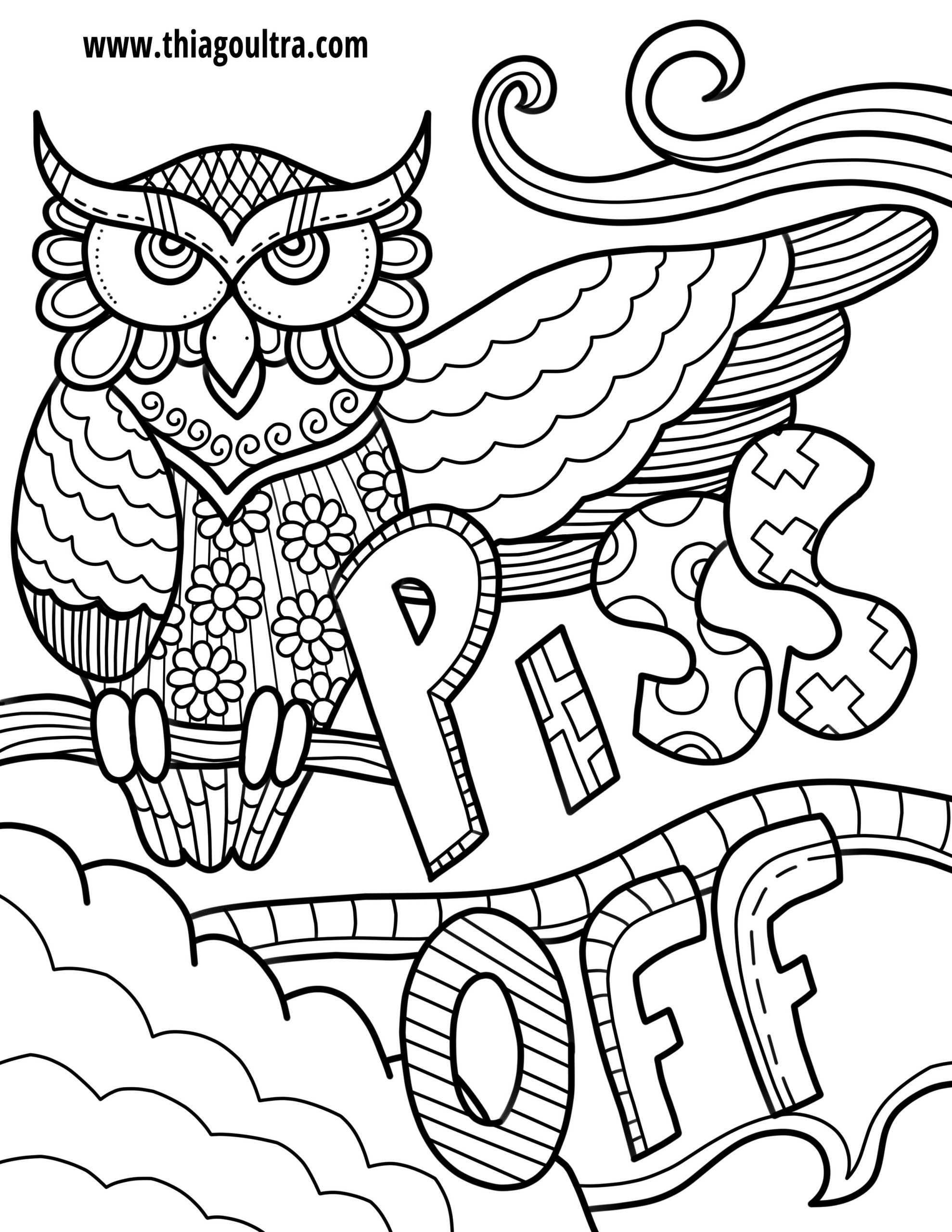 Swear Word Coloring Pages Printable Free
 Printable Swear Word Coloring Pages Free