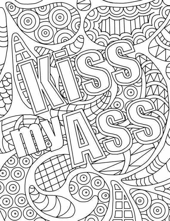 Swear Word Coloring Pages Printable Free
 Pin on coloring haha