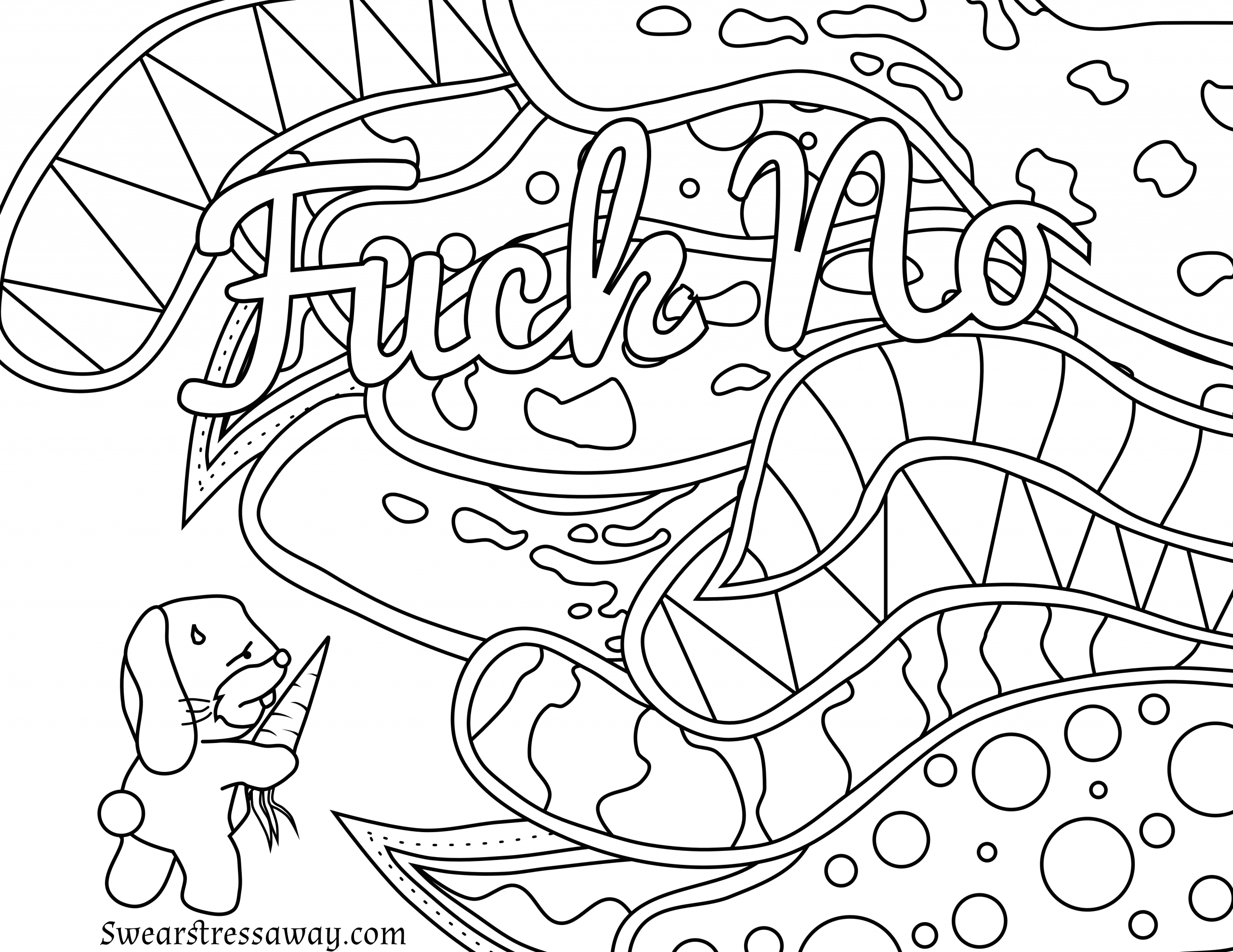 Swear Word Coloring Pages Printable Free
 Printable Curse Word Coloring Pages at GetColorings