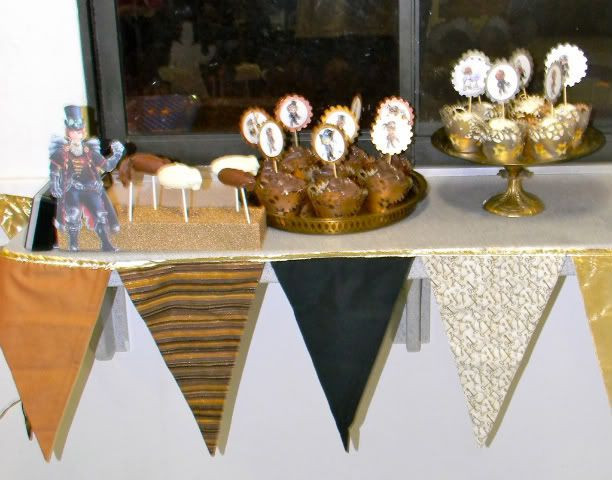 Sweet 16 Dinner Party Ideas
 steampunk party dinner decorating ideas bunting