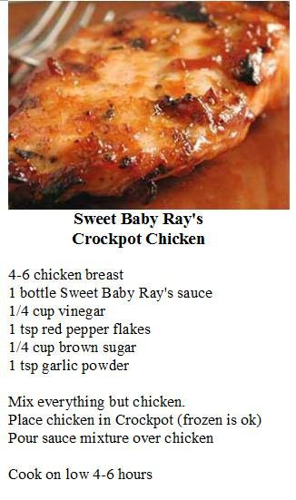 Sweet Baby Ray Bbq Sauce Chicken Recipe
 Sweet Baby Ray Chicken change it up a little bit with