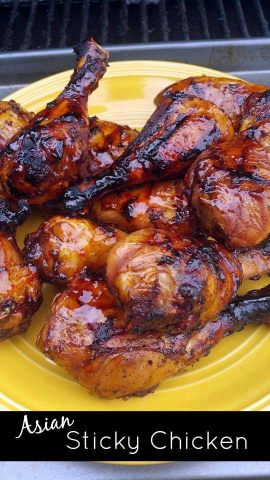 Sweet Baby Ray Bbq Sauce Chicken Recipe
 Asian Sticky Chicken Aunt Bee s Recipes
