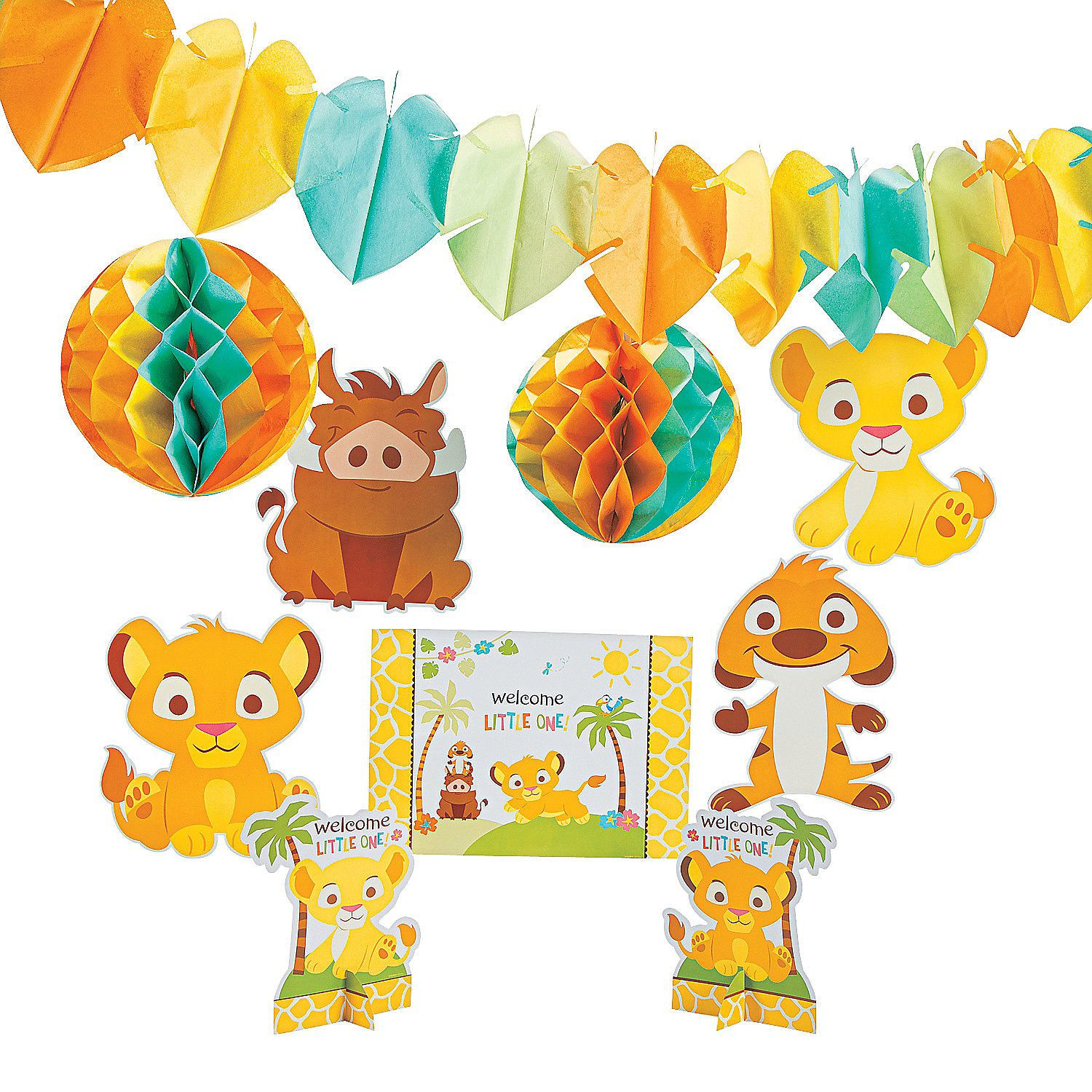 Sweet Circle Of Life Baby Shower Party Supplies
 again eaper Lion King Baby Decorating Kit