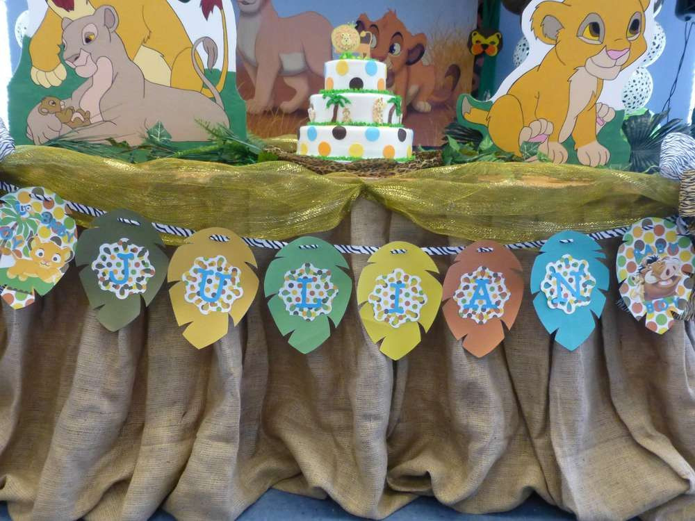 Sweet Circle Of Life Baby Shower Party Supplies
 Baby Lion King Baby Shower Party Ideas