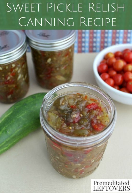Sweet Pickles Recipe For Canning
 Sweet Pickle Relish Canning Recipe
