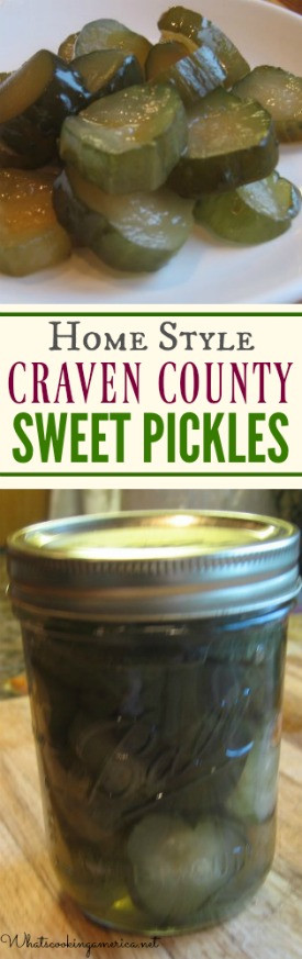 Sweet Pickles Recipe For Canning
 Craven County Sweet Pickles Recipe
