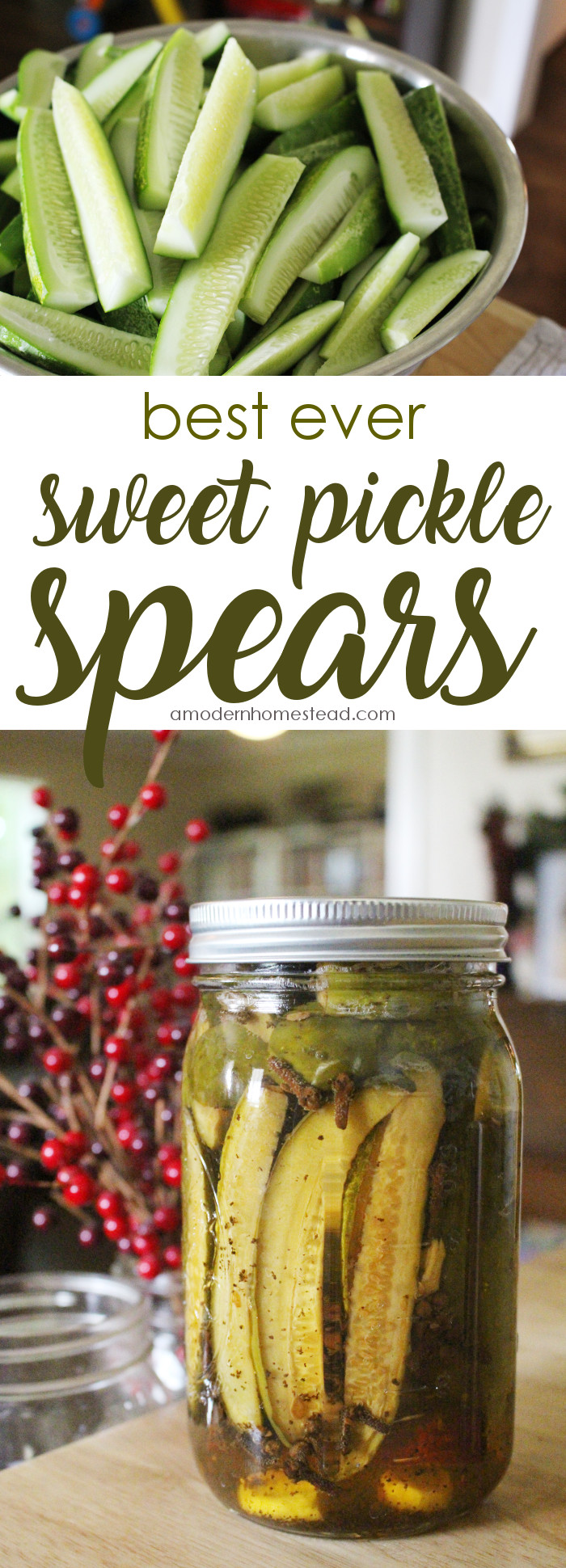 Sweet Pickles Recipe For Canning
 The Best Sweet Pickle Recipe