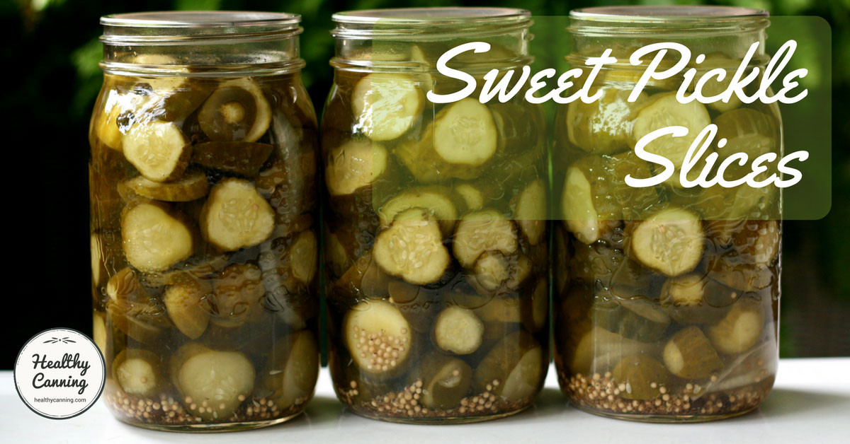 Sweet Pickles Recipe For Canning
 Sweet Pickle Slices Healthy Canning