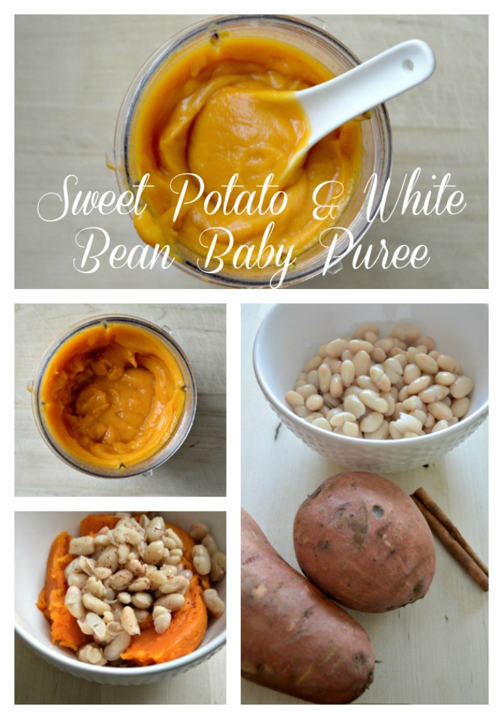 Sweet Potato Baby Food
 Sweet Potato and White Bean Puree What MJ Loves