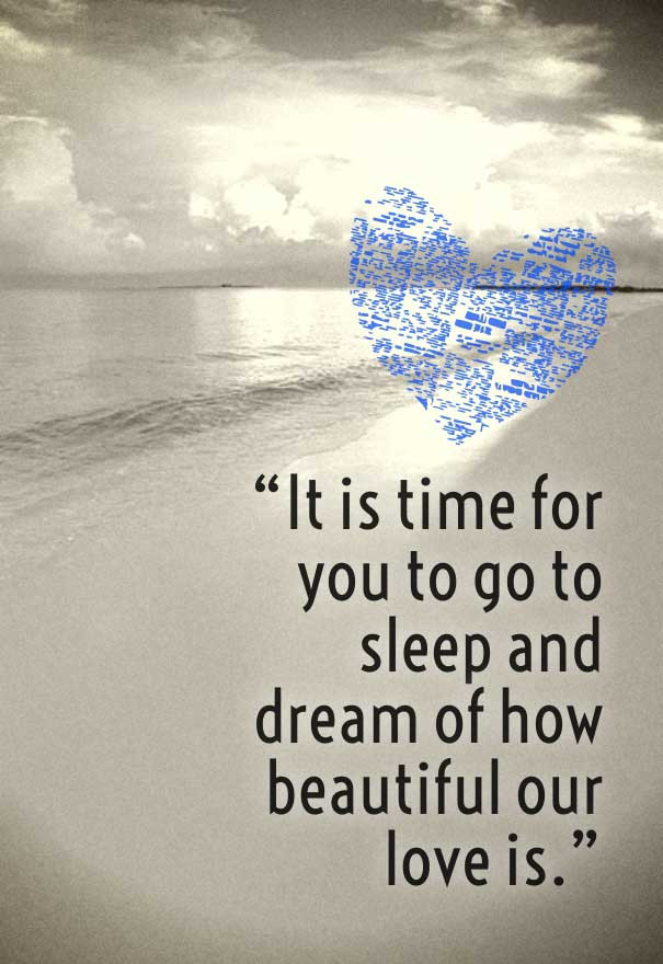 Sweet Romantic Quotes For Her
 Sweet Dreams My Love Messages for Her and Him