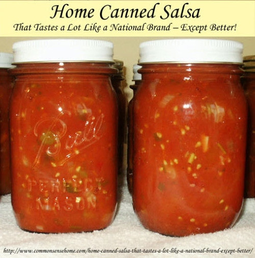 Sweet Salsa Recipe For Canning
 Home Canned Salsa That Tastes A Lot Like A National Brand