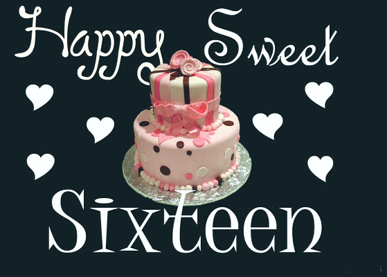 Sweet Sixteen Birthday Wishes
 Cute Happy 16th Birthday Wishes