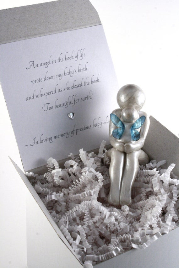 Sympathy Gifts For Children
 Mother and Baby Angel Child Loss Sympathy by TheMidnightOrange