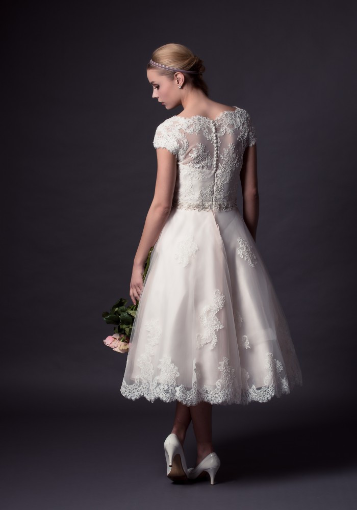 T Length Wedding Dresses
 501 Rita Mae Short Tea T Length Wedding Dress Bridal Gown