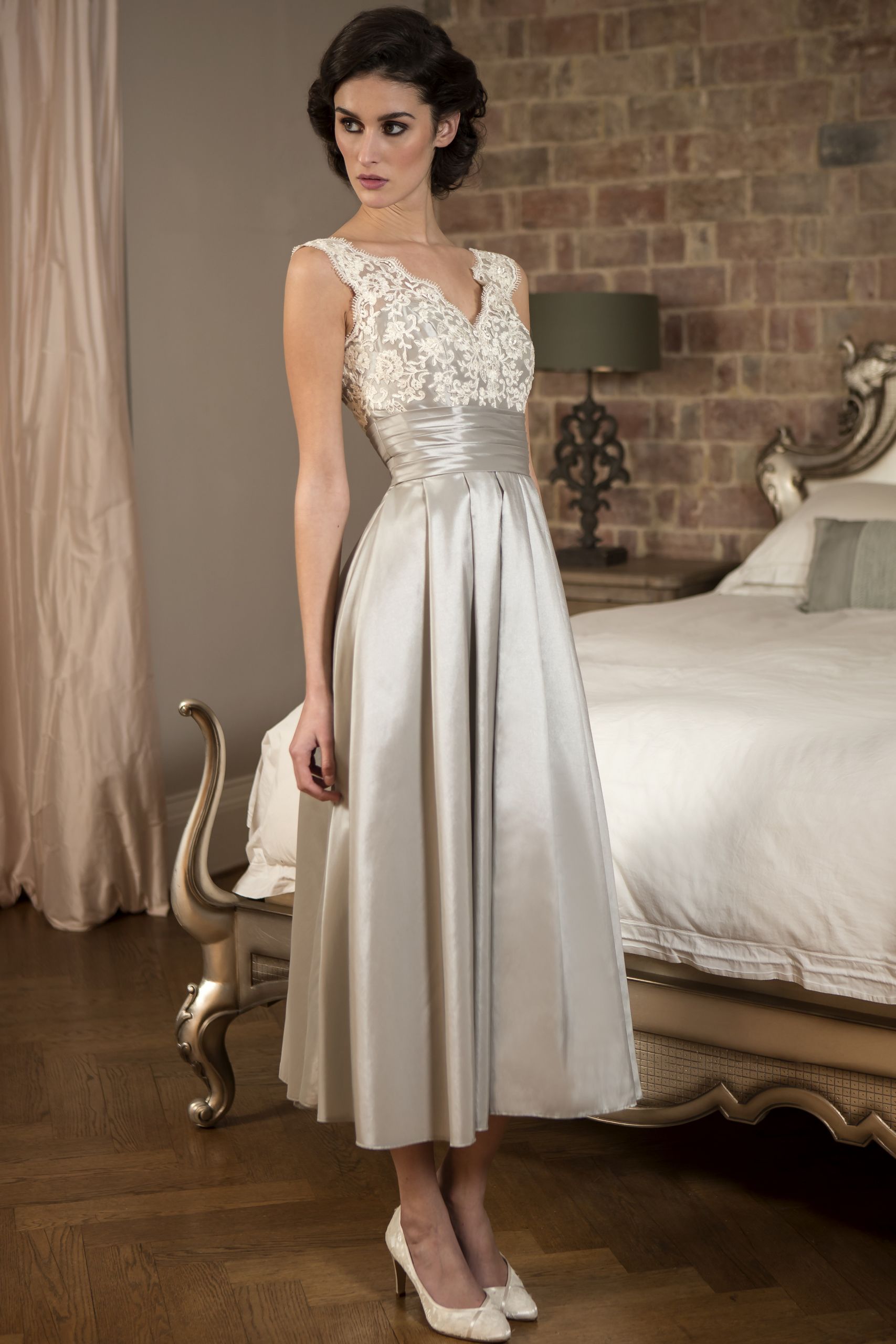T Length Wedding Dresses
 Ombre T Length High Low Dress From Camille La Vie And
