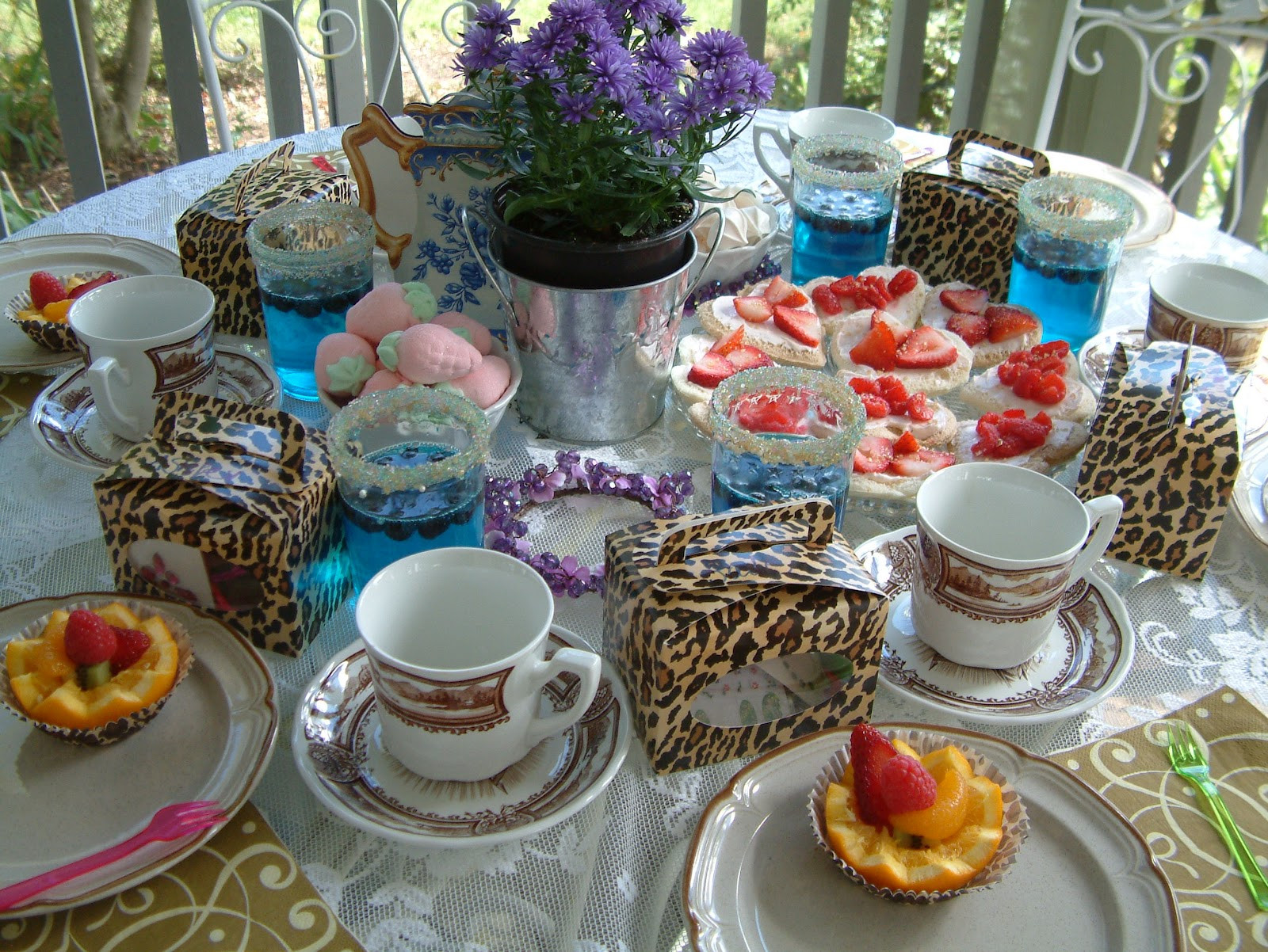 Table Setting Ideas For Tea Party
 April s Country Life Tea Party Table Settings For the Girls